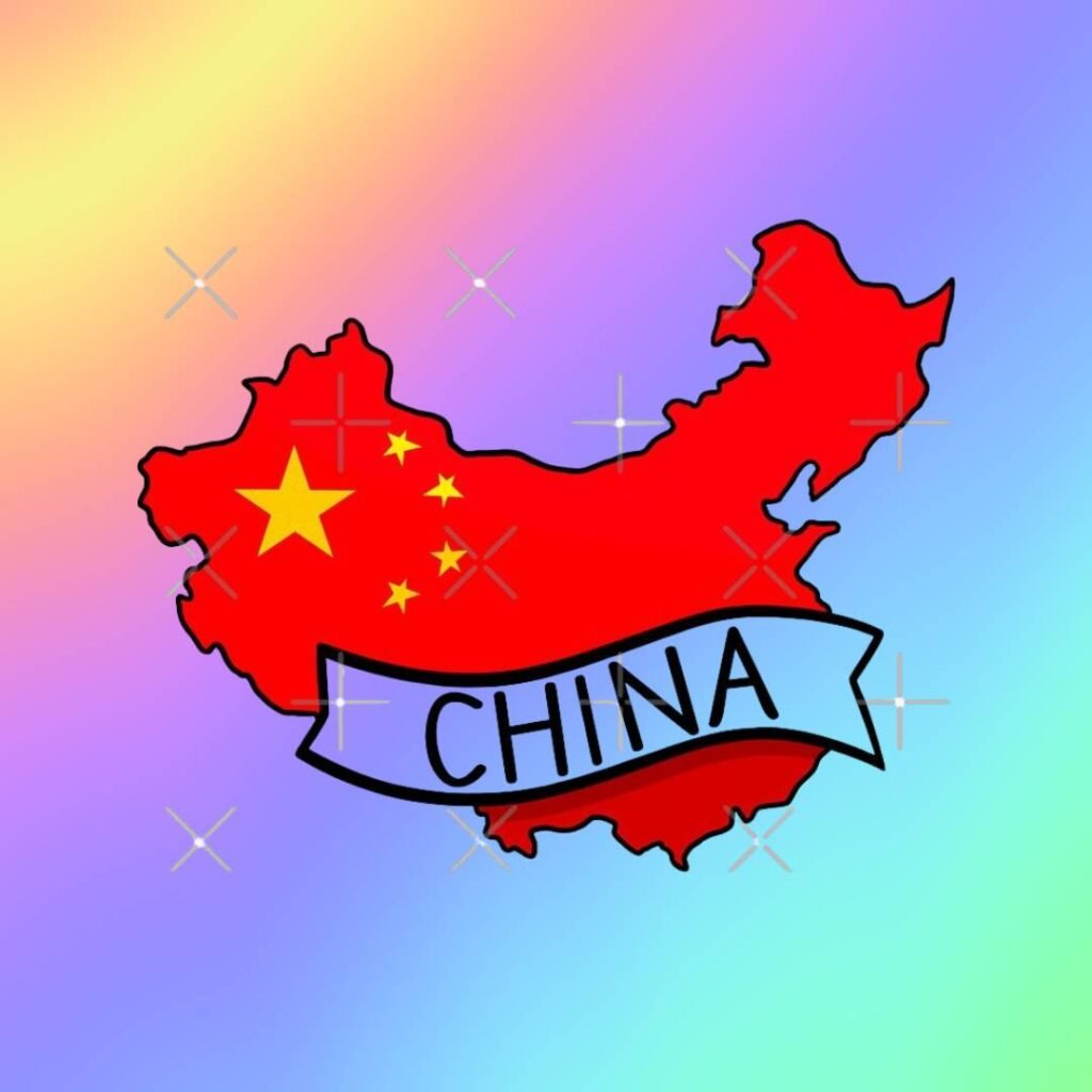 China Flag logo