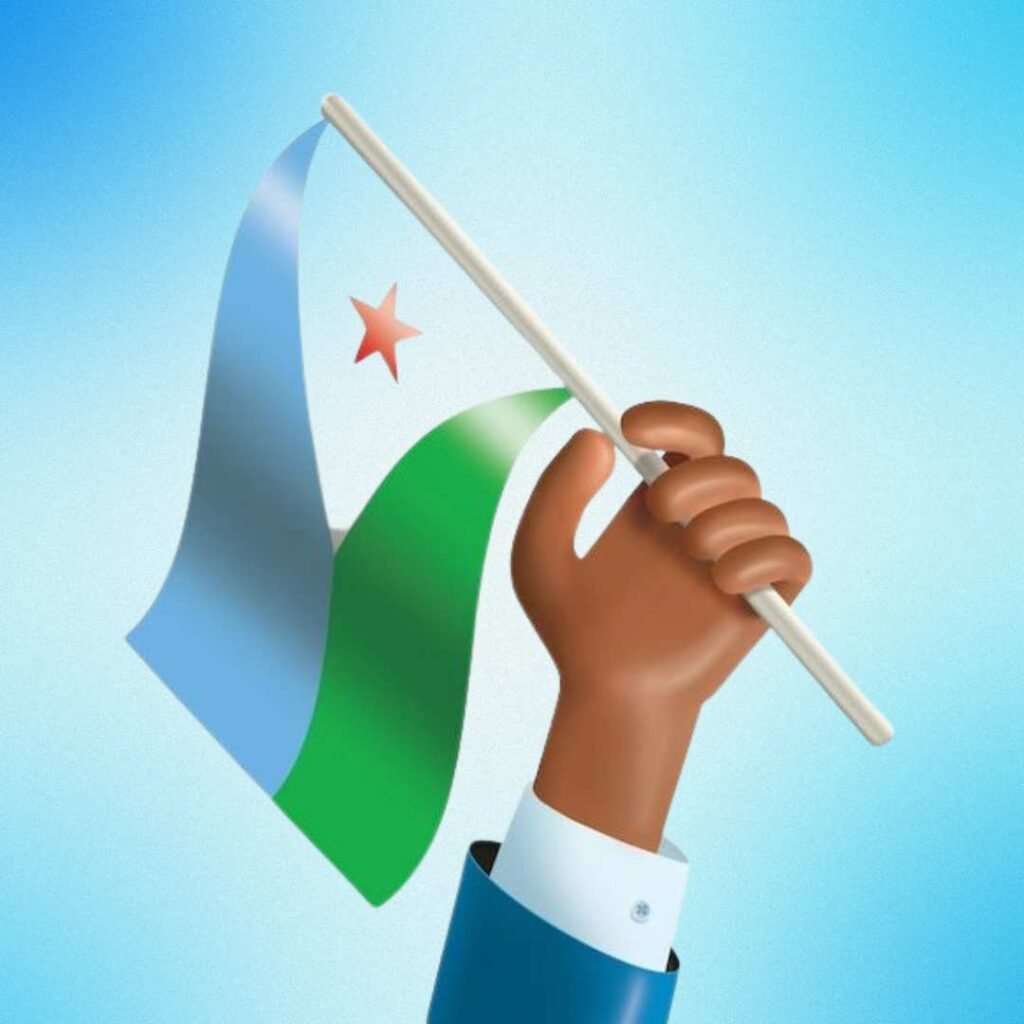 Djibouti Flag DP