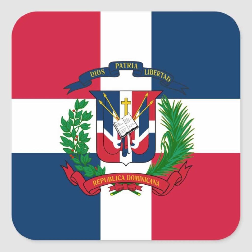 Dominical Republic Flag DP 