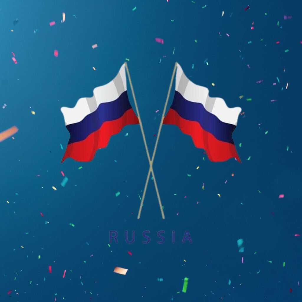 Russia Flag Colour