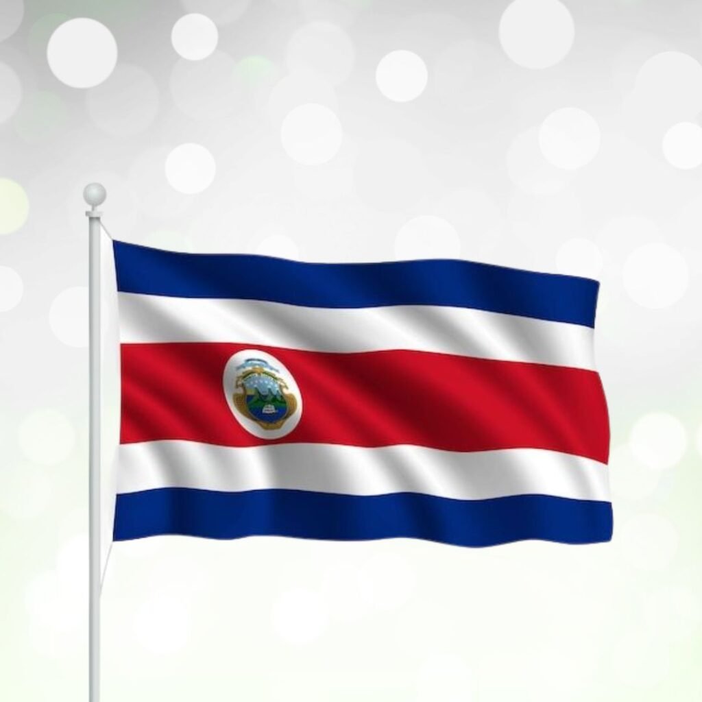 Costa Rica Flag Symbol