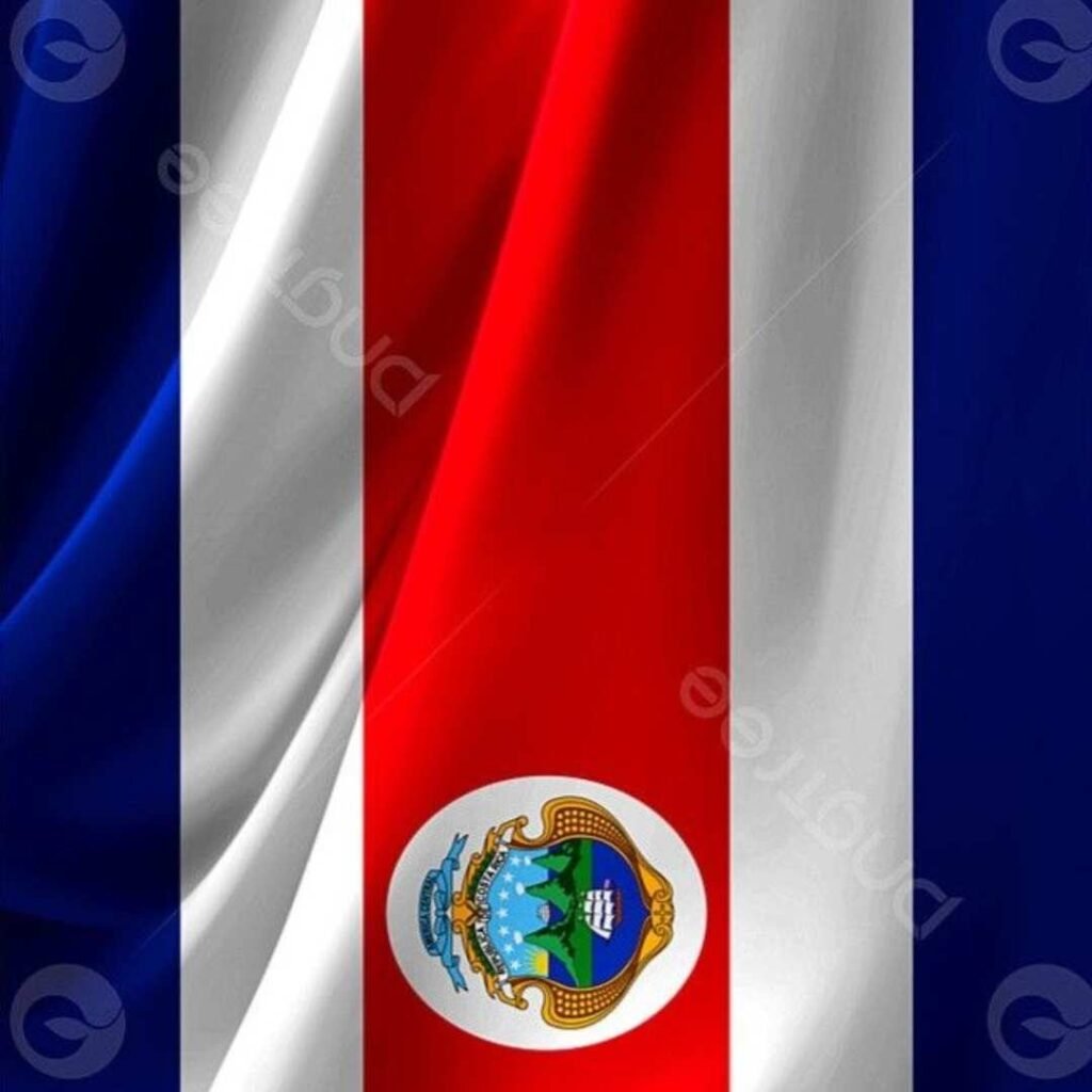 Costa Rica Flag DP