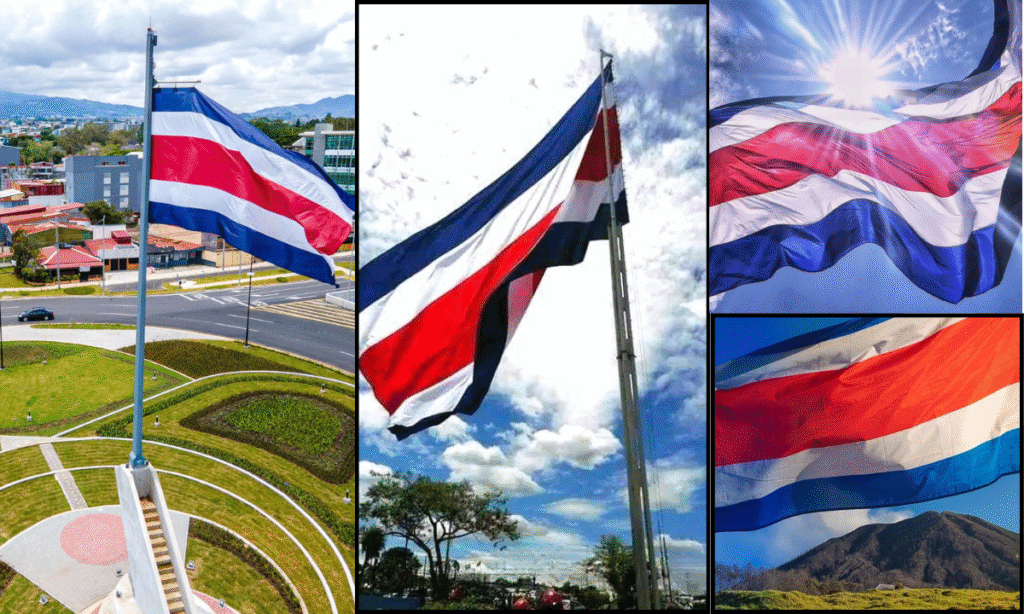Costa Rica Flag DP