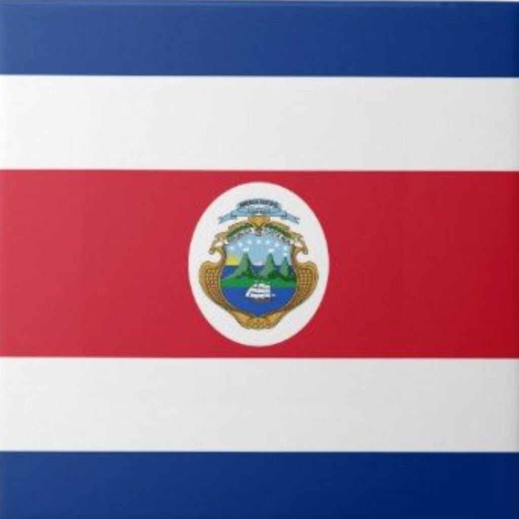 Costa Rica Flag DP Photos