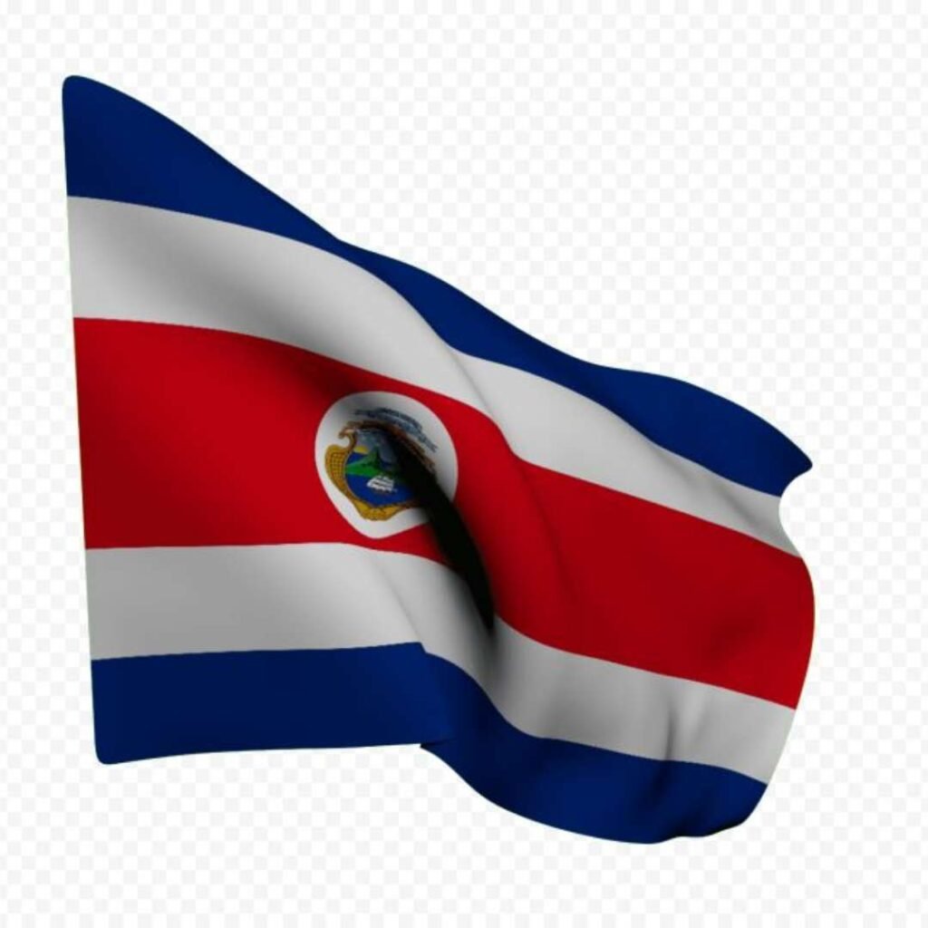 Costa Rica Flag DP Photos