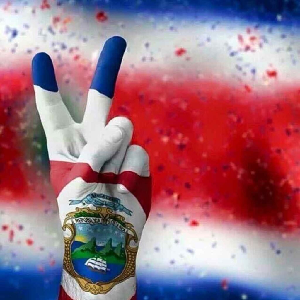 Costa Rica Flag Symbol