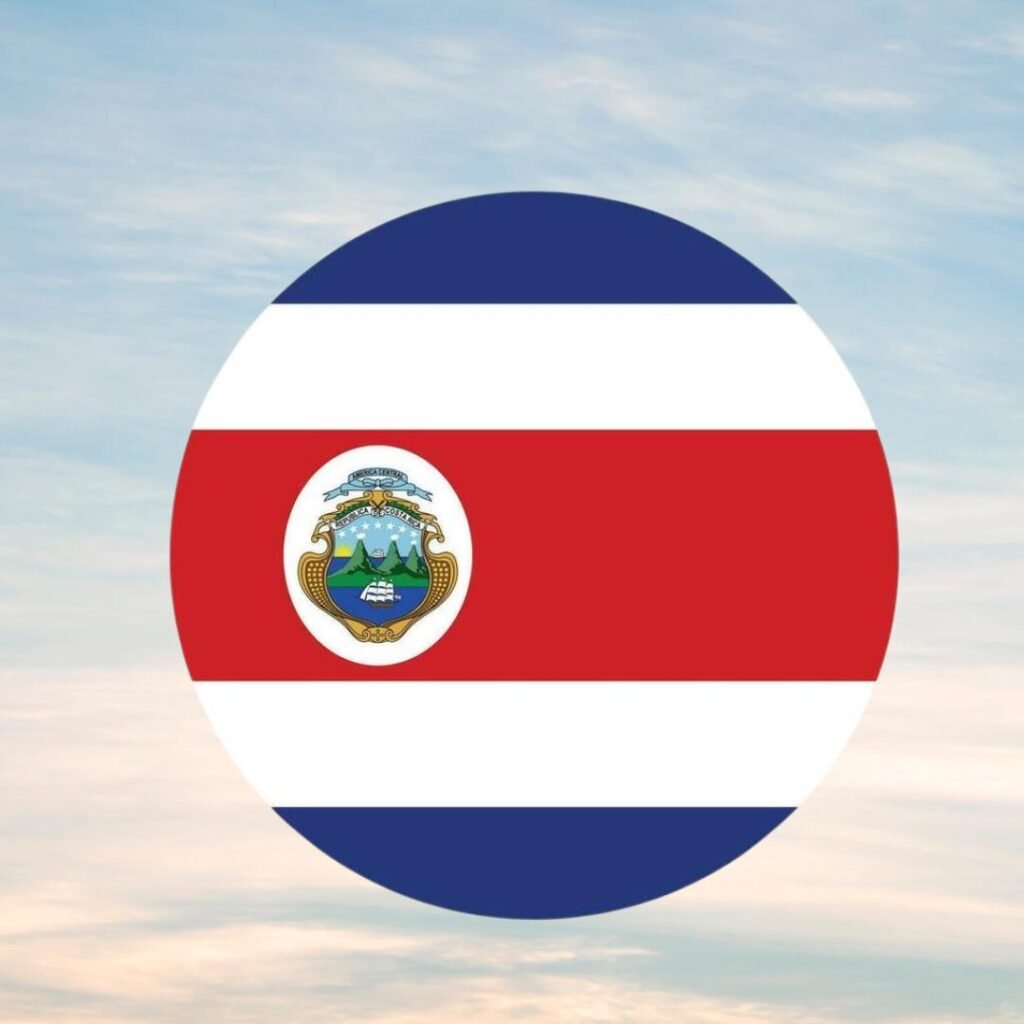 Costa Rica Flag DP