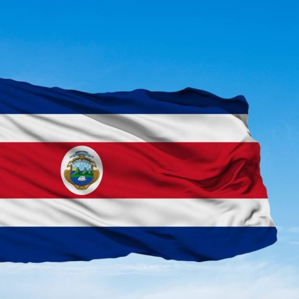 Costa Rica Flag DP