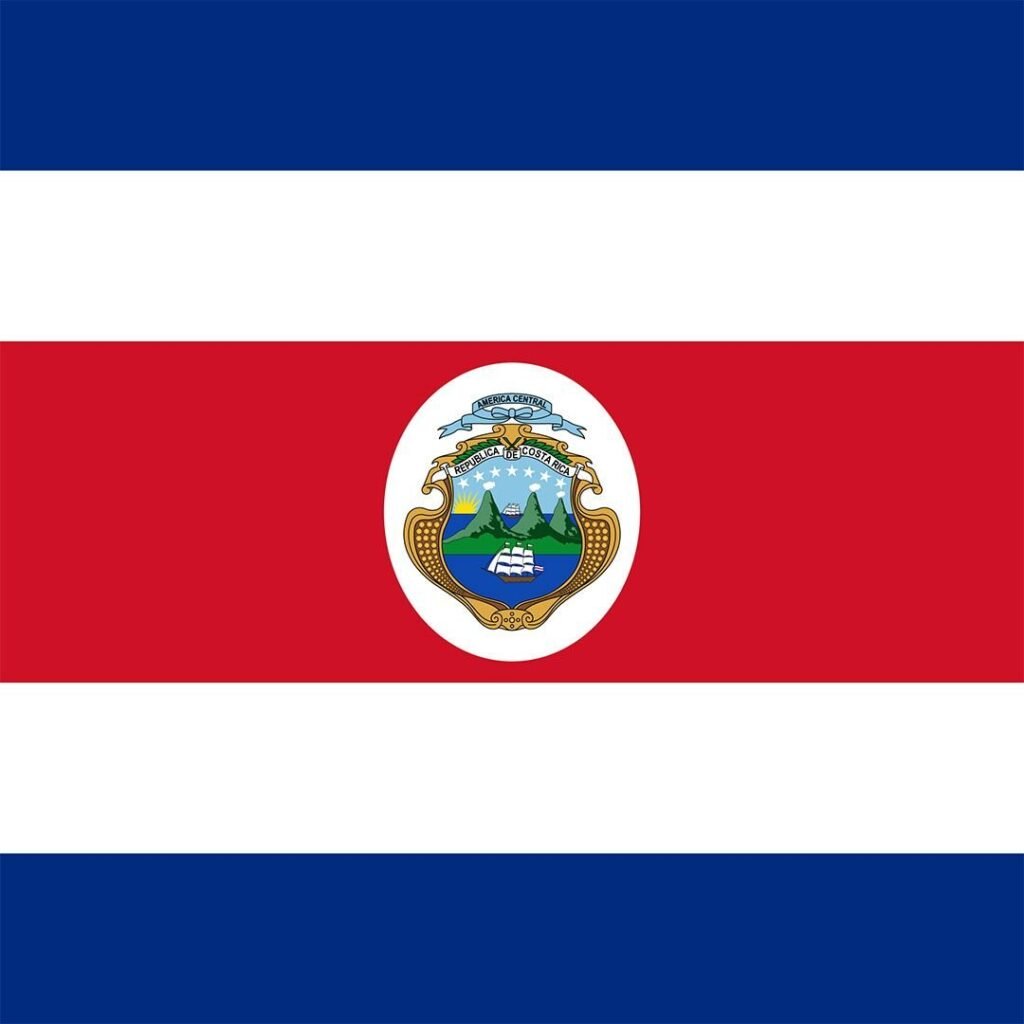 Costa Rica Flag DP